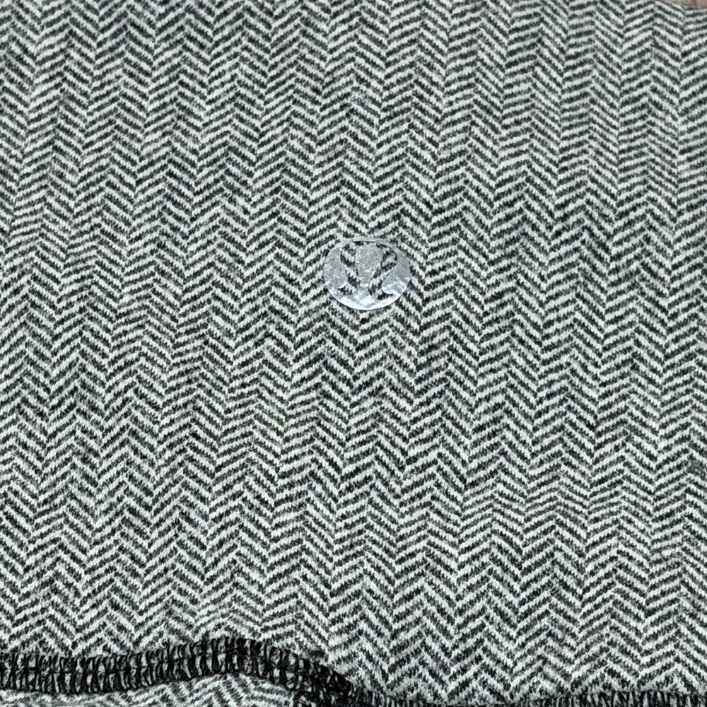 Lululemon Leggings Womens 4 Grey Herringbone High Rise Tights Yoga Athleisure - Picture 5 of 8